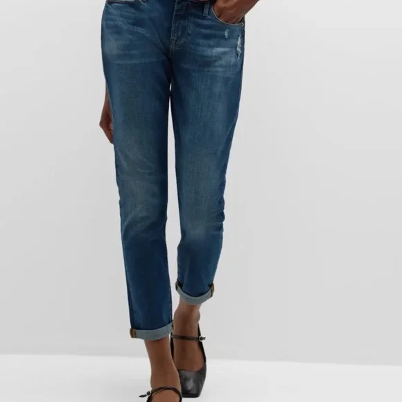Frame Le Garcon Jeans in Azure